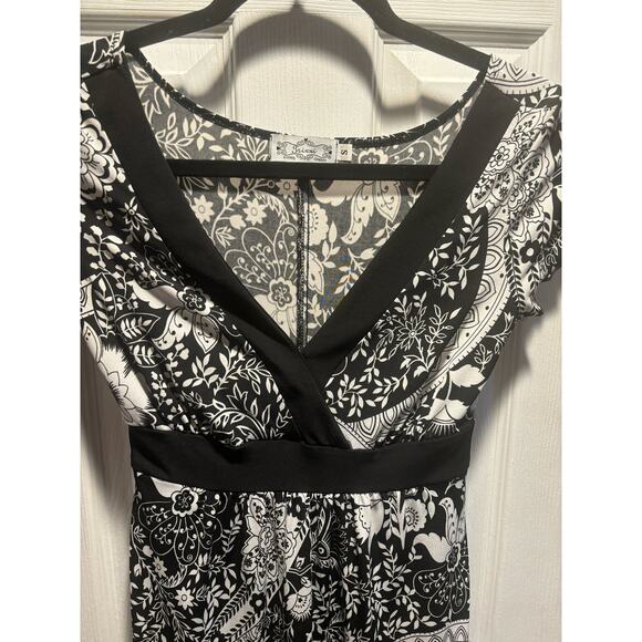 Women’s Trixxi floral dress with tie‎ - Picture 4 of 4